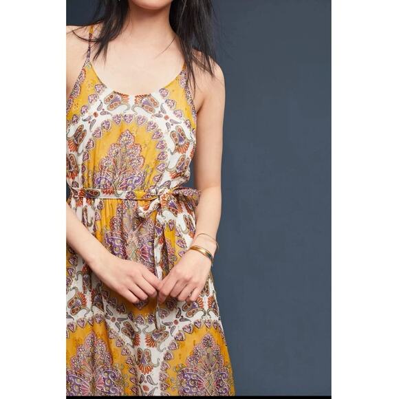 Anthropologie Medallion Maxi Dress Size XS - Picture 3 of 10